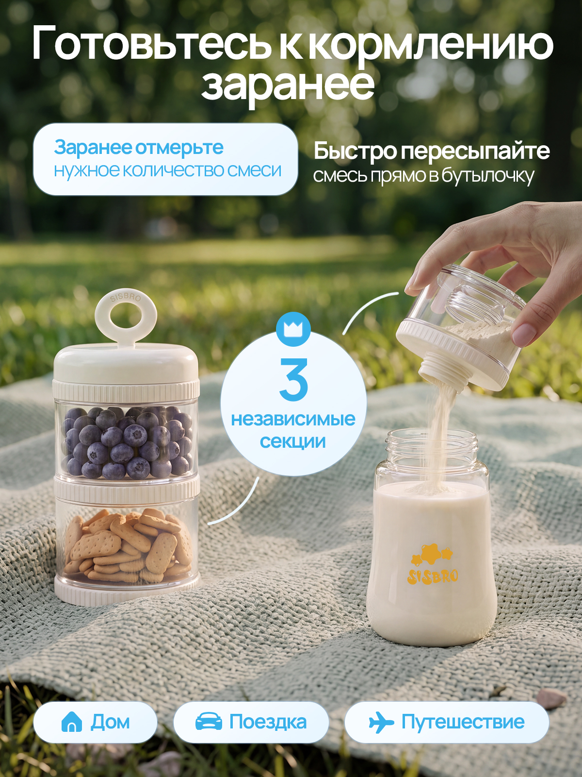 Бутылочка SISBRO 240 мл - фото 9