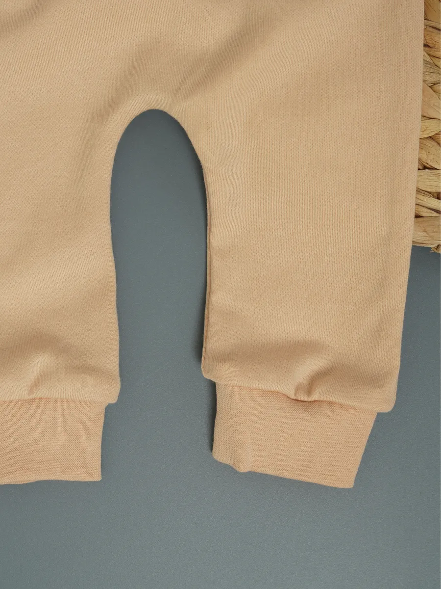 Футболка и штанишки с шапочкой Супер Пупс нбр/фут/штан/шпкбежевыйветочки - фото 12