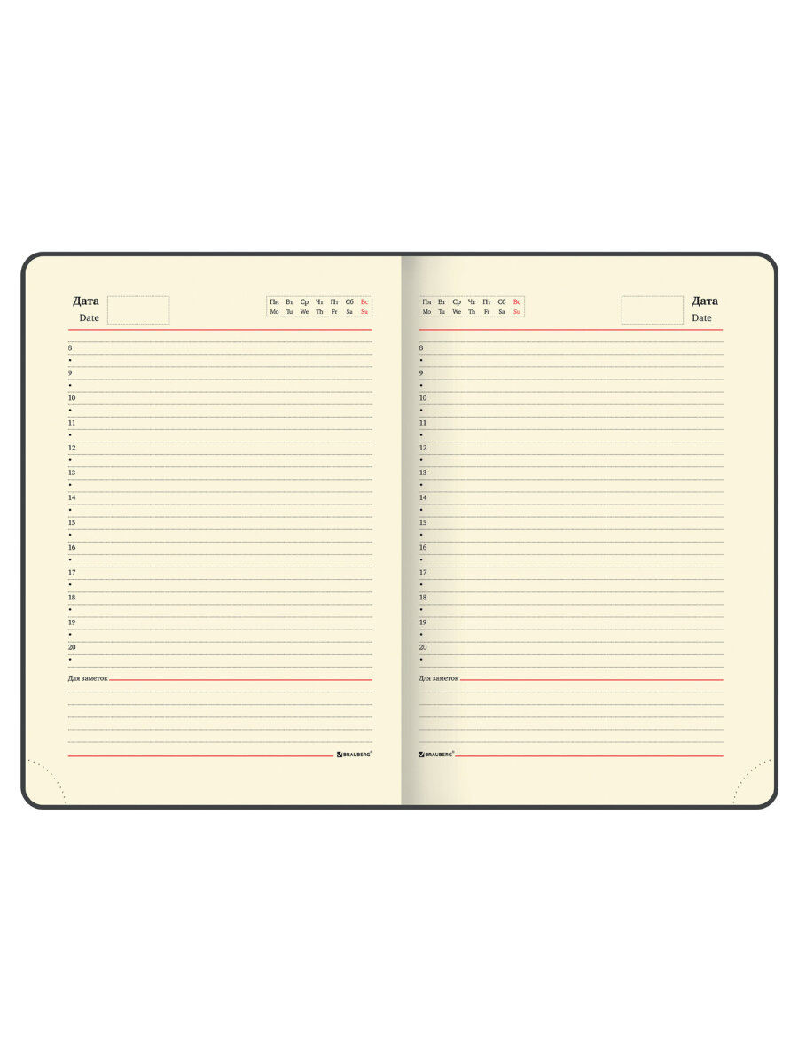 Ежедневник Brauberg 136 лист. - фото 13
