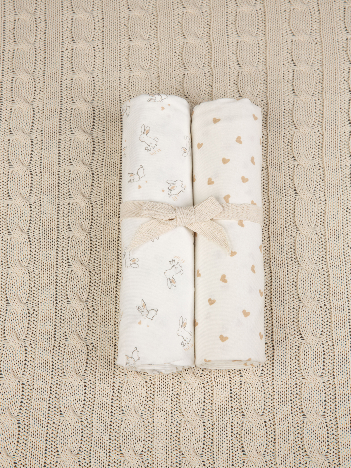 Пелёнка inlovery трикотаж 90х120 см 2 шт. - фото 18