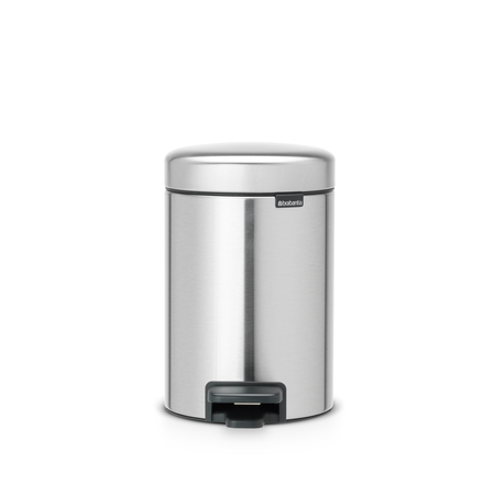 Бак мусорный Brabantia NewIcon с педалью стальной матовый FPP 3л 112164