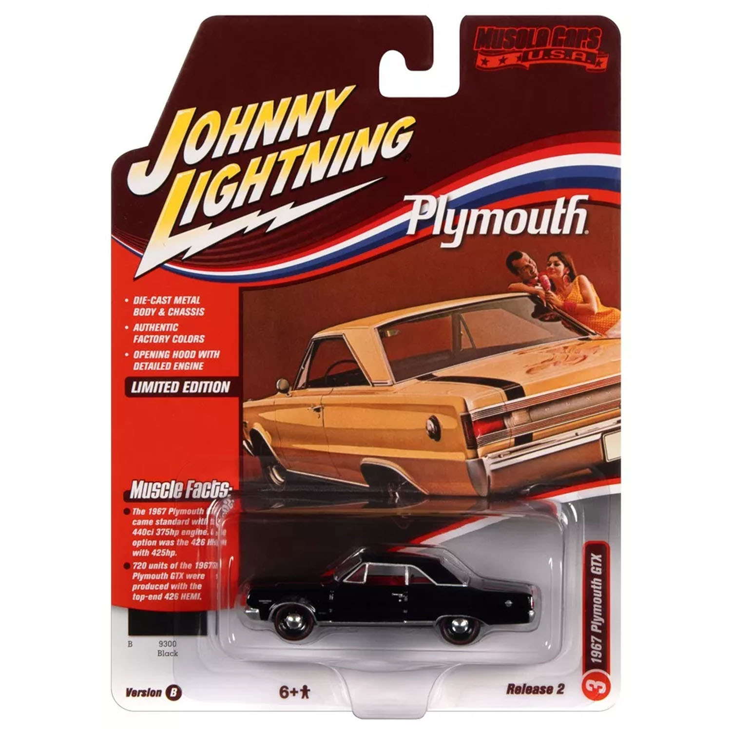 Автомобиль Johnny Lightning 1:64 JLMC030B-R2-N3 - фото 4