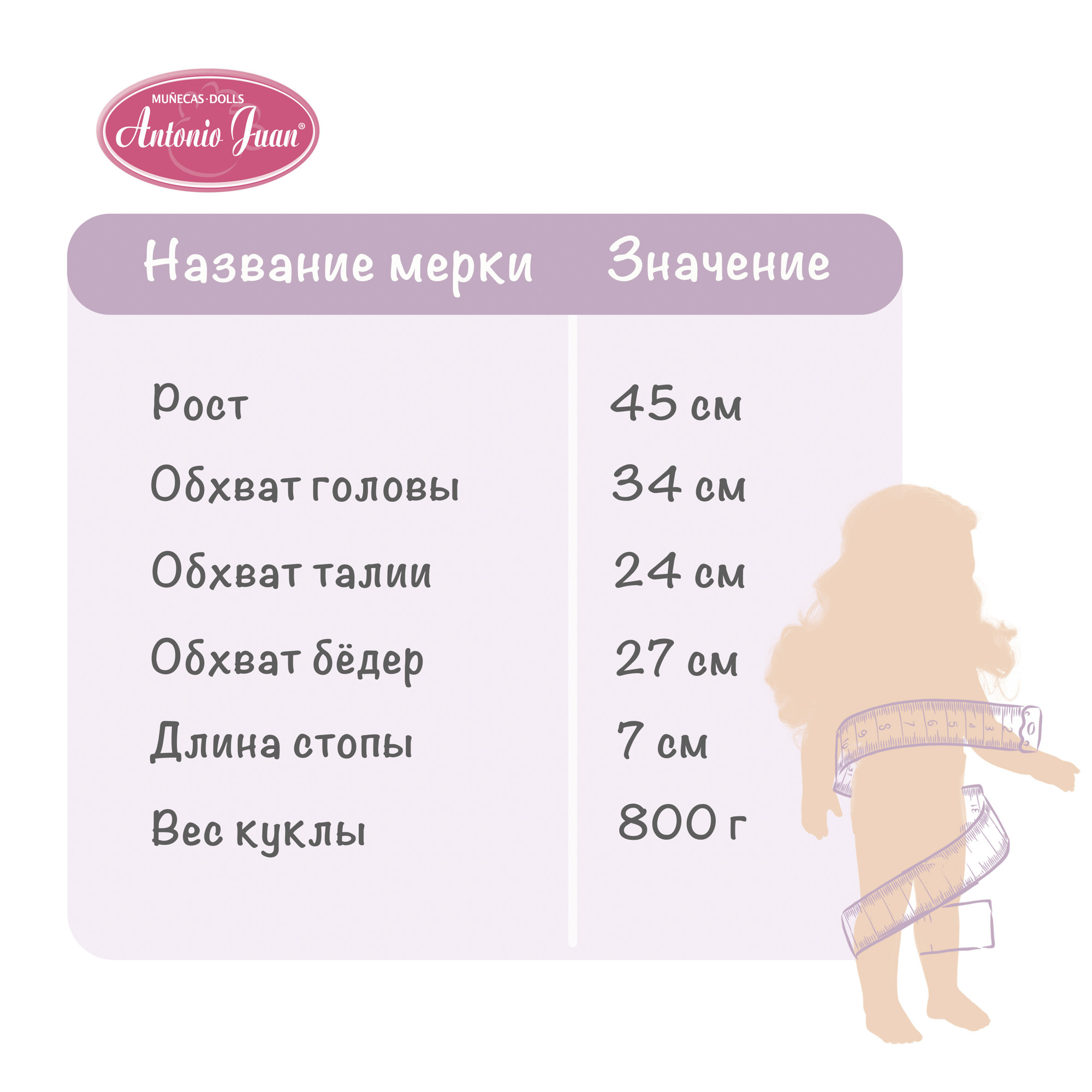 Кукла модельная Antonio Juan 28224 - фото 16