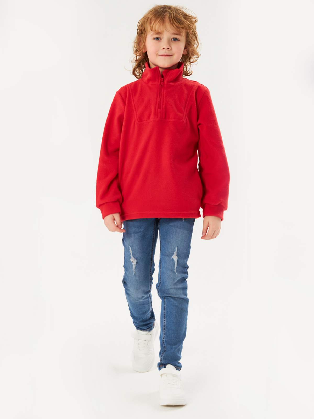 Толстовка Осьминожка Ф-3162/красный - фото 1