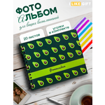 Фотоальбом iLikeGift Many avocado 20 листов