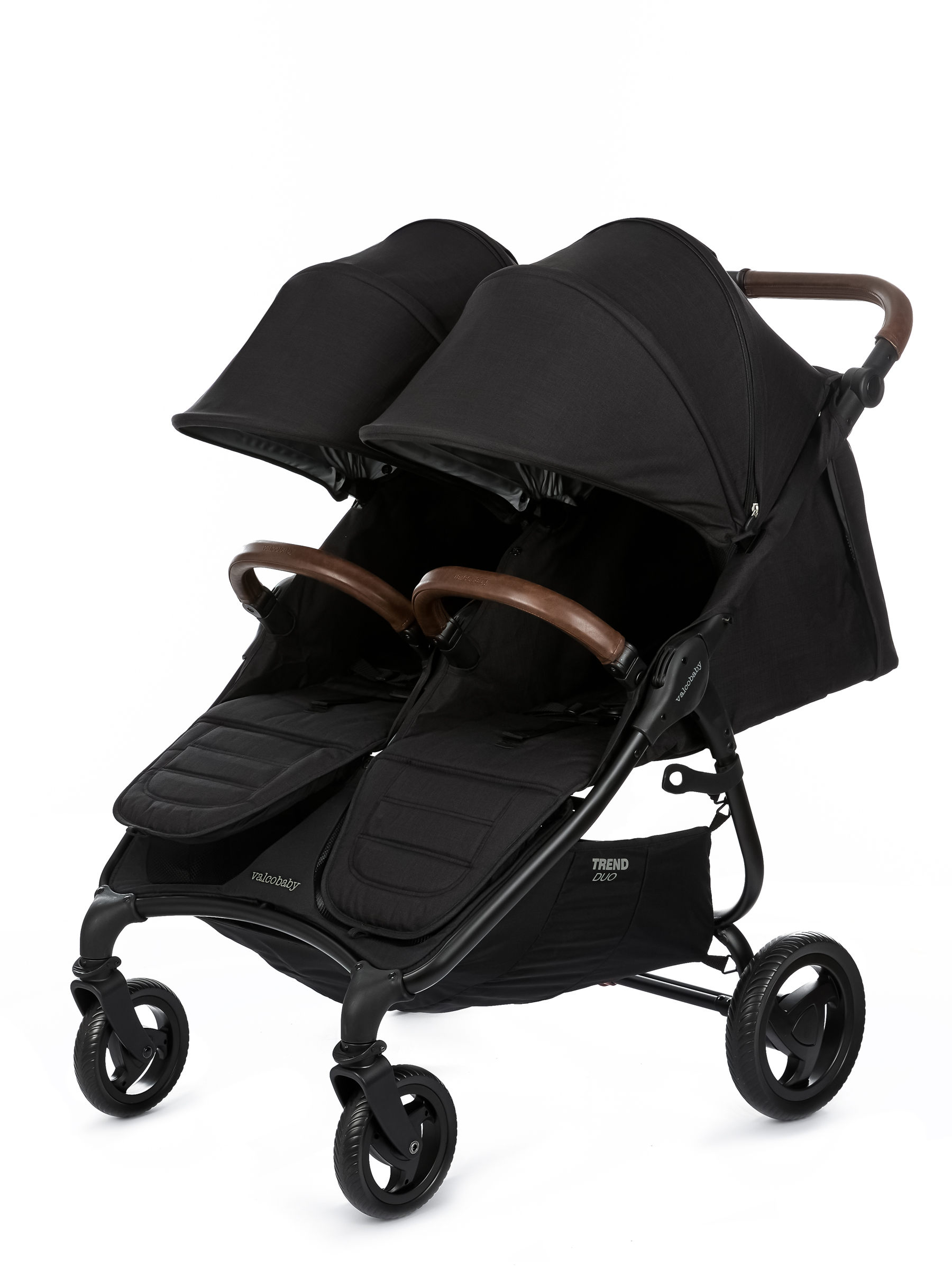 Коляска прогулочная для двойни Valco baby Snap Duo Trend / Night черный - фото 11