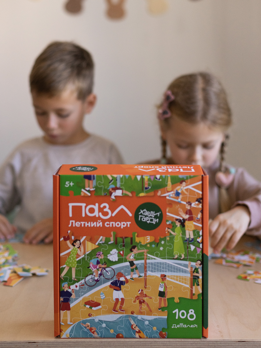 Пазл Харди Гарди Пазл развивающий Летний спорт классический - фото 12