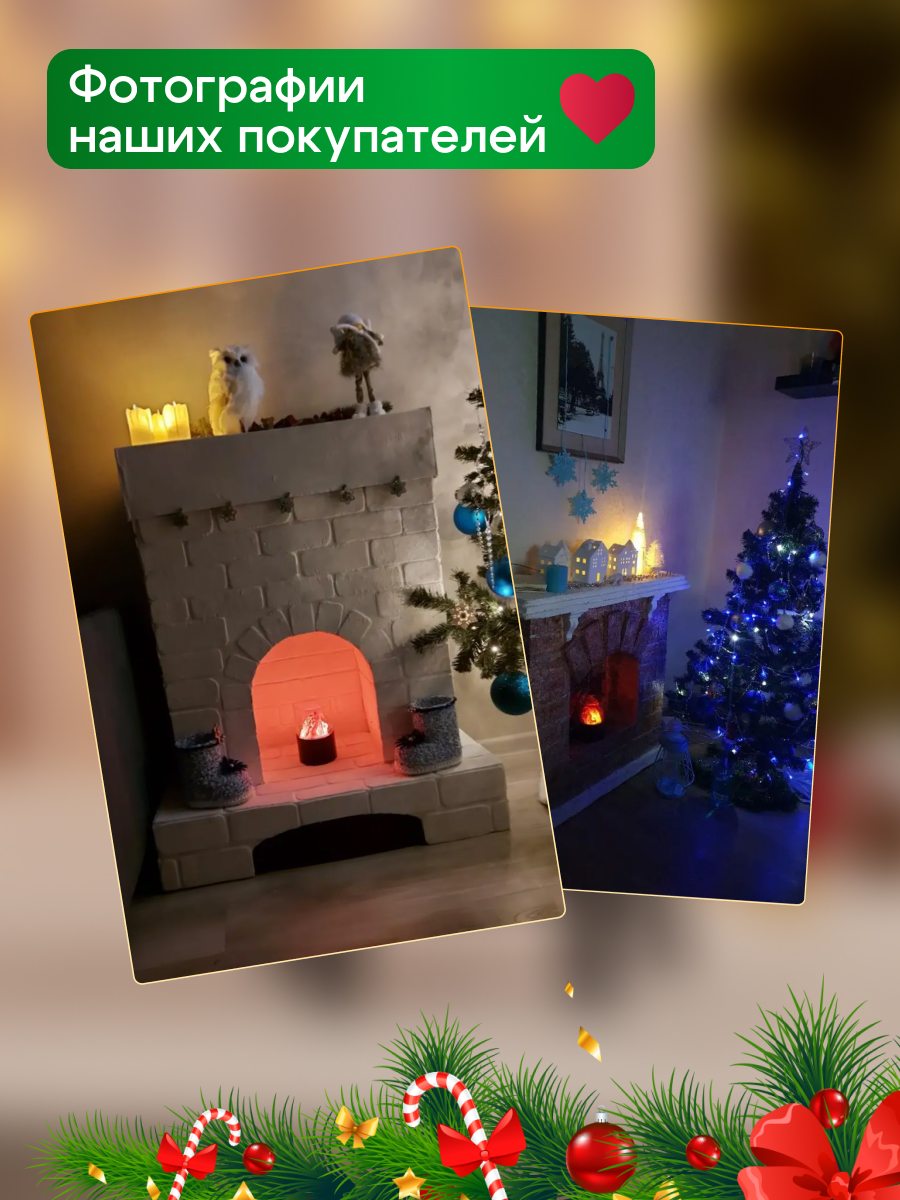 Светодиодный светильник-ночник NEON-NIGHT Лава 10 см с имитацией горения - фото 6