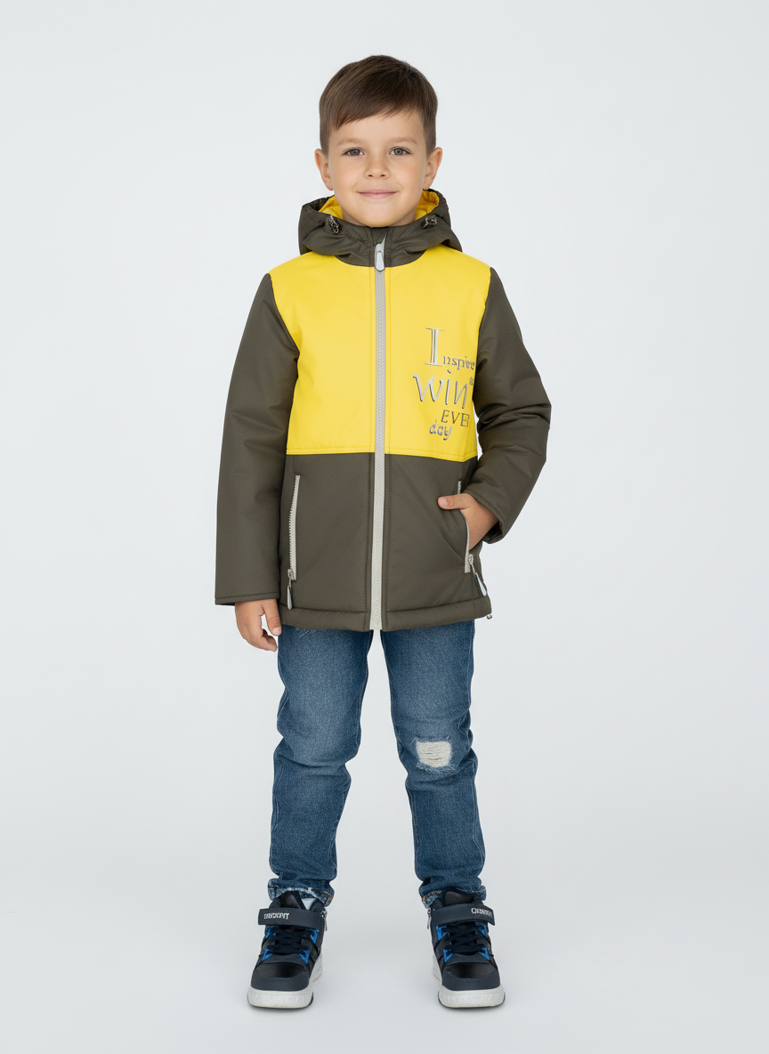 Куртка Arctic kids 70-023/1 хаки - фото 1