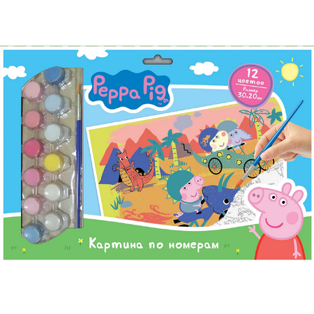 Картина по номерам Peppa Pig