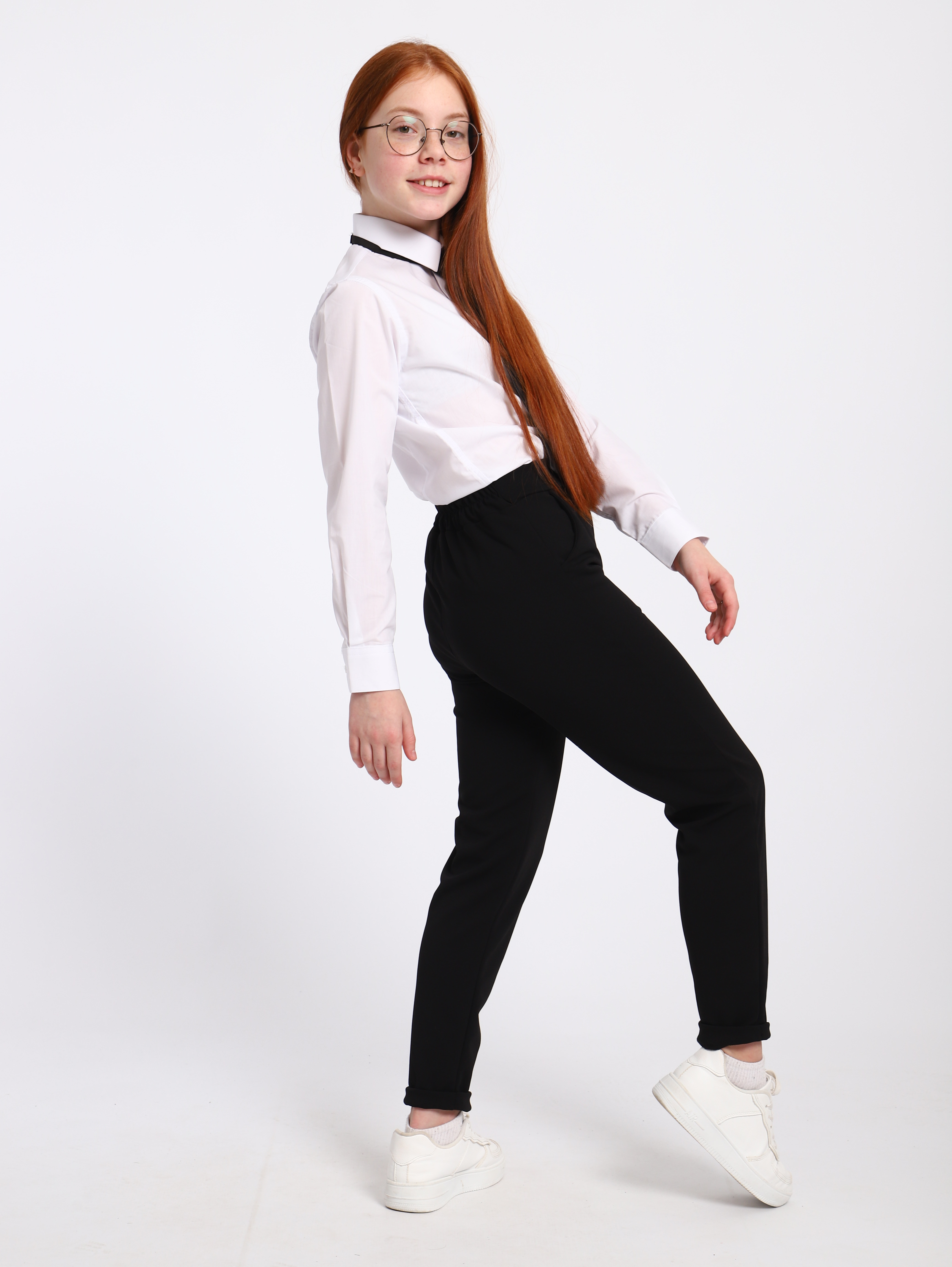 Брюки ЛАДОШКИ Брюки Мира черный - фото 5