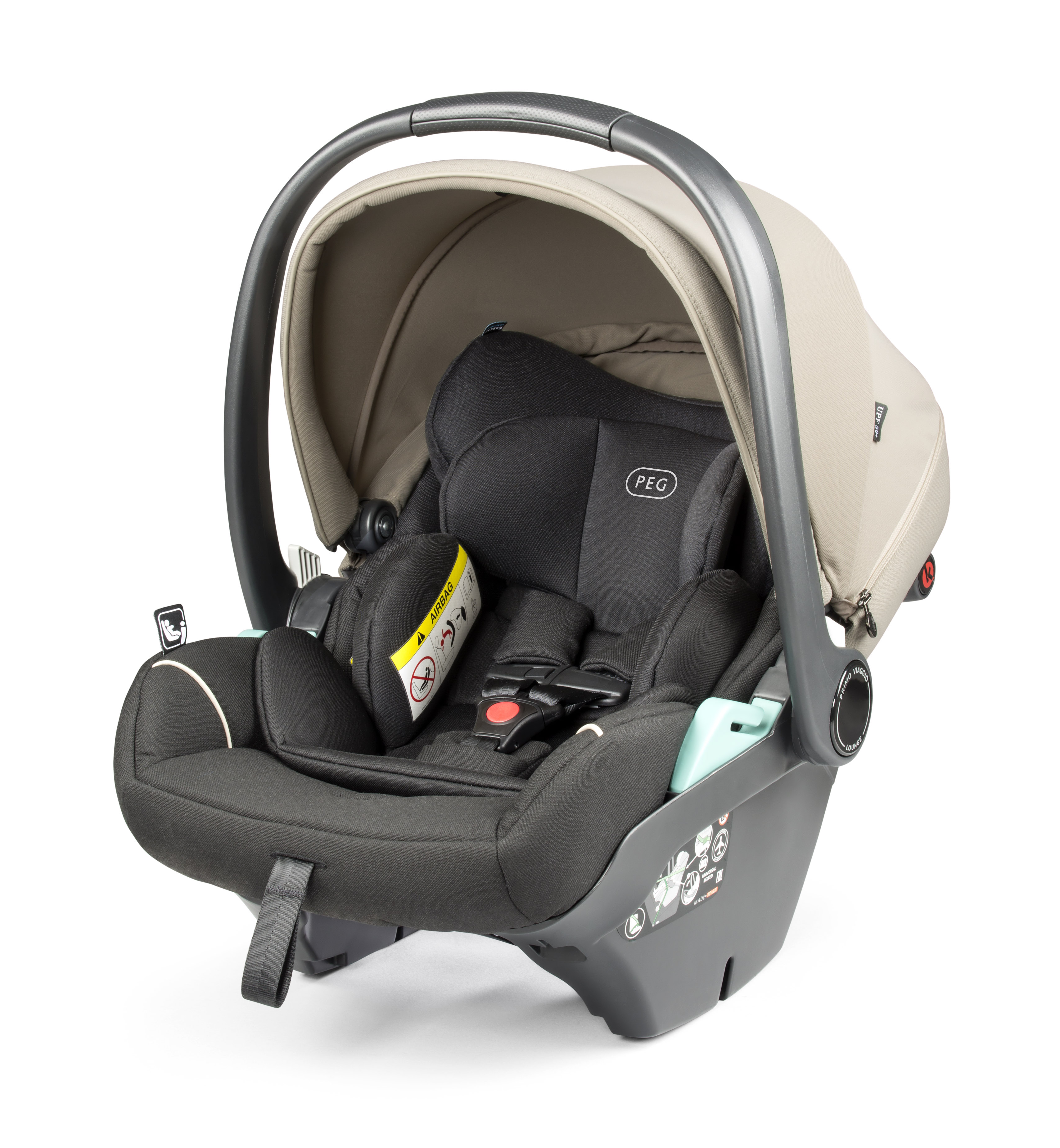 Автокресло Peg-Perego Lounge 0 (0 -13 кг) бежевый - фото 1