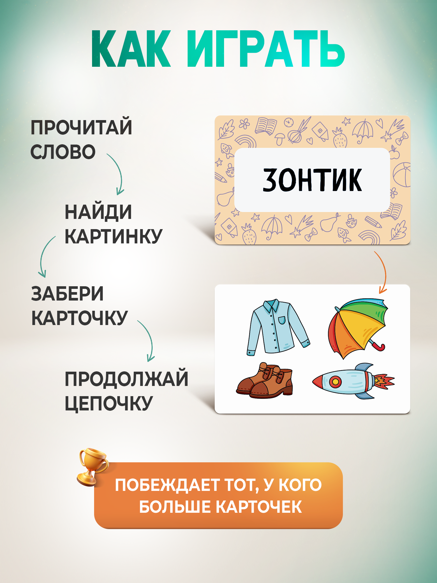Настольная игра Дрофа-Медиа Поймай слово - фото 4