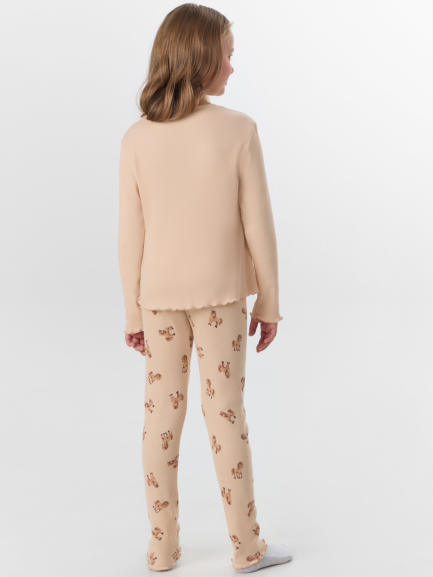 Пижама Mark Formelle (Марк Формэль) 567753/бежевый +лошадки на бежевом - фото 3