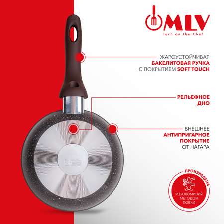 Сковорода с антипригарным покрытием Moulin Villa Chocolate Pie 16 см