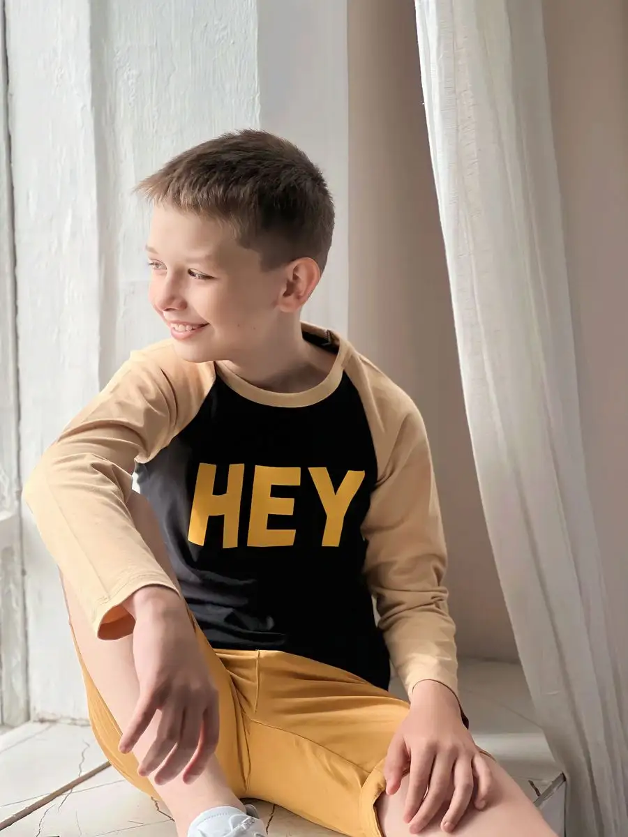 Лонгслив Locality Kids ФТ008/black - фото 8