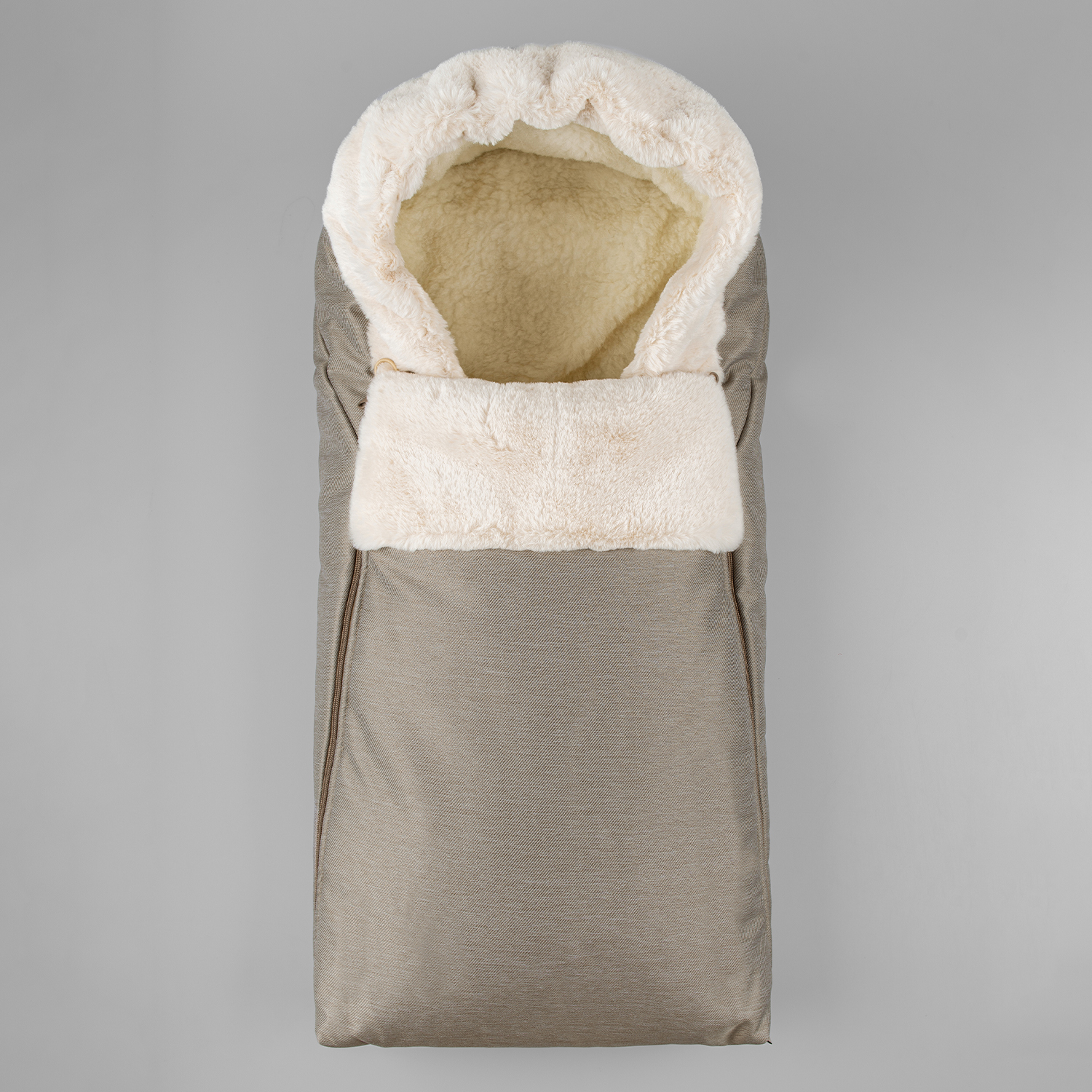 Конверт в коляску LEO коричневый - фото 1