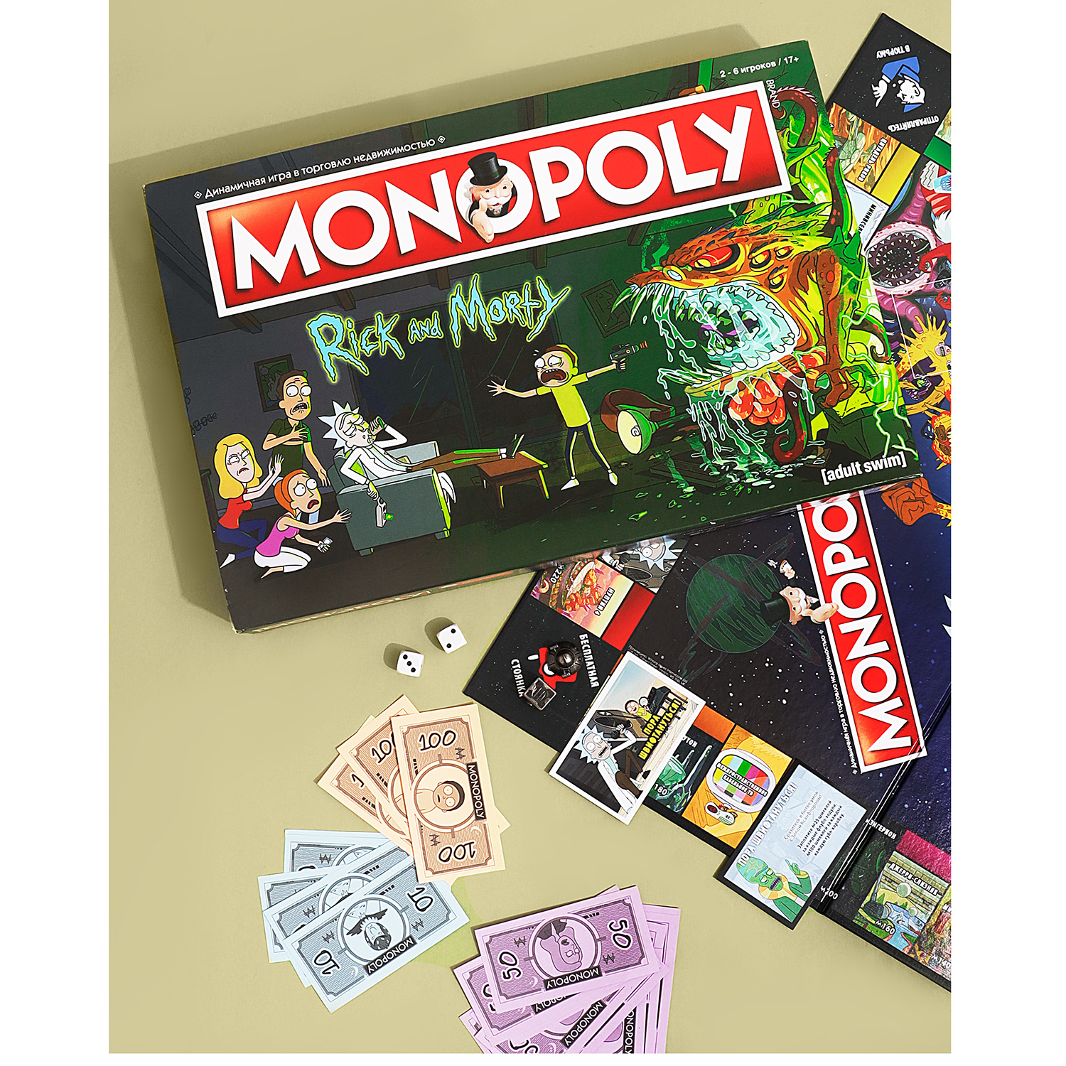 Настольная игра HASBRO (GAMES) Monopoly Rick and Morty - фото 8