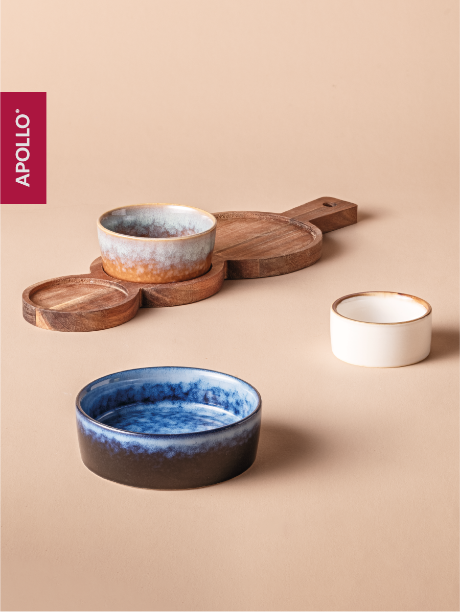 Менажница с подставкой APOLLO 3 предмета - фото 7