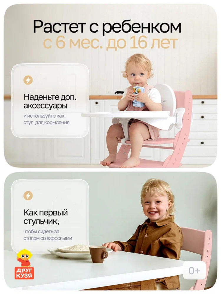 Стул Друг Кузя Растущий - фото 3