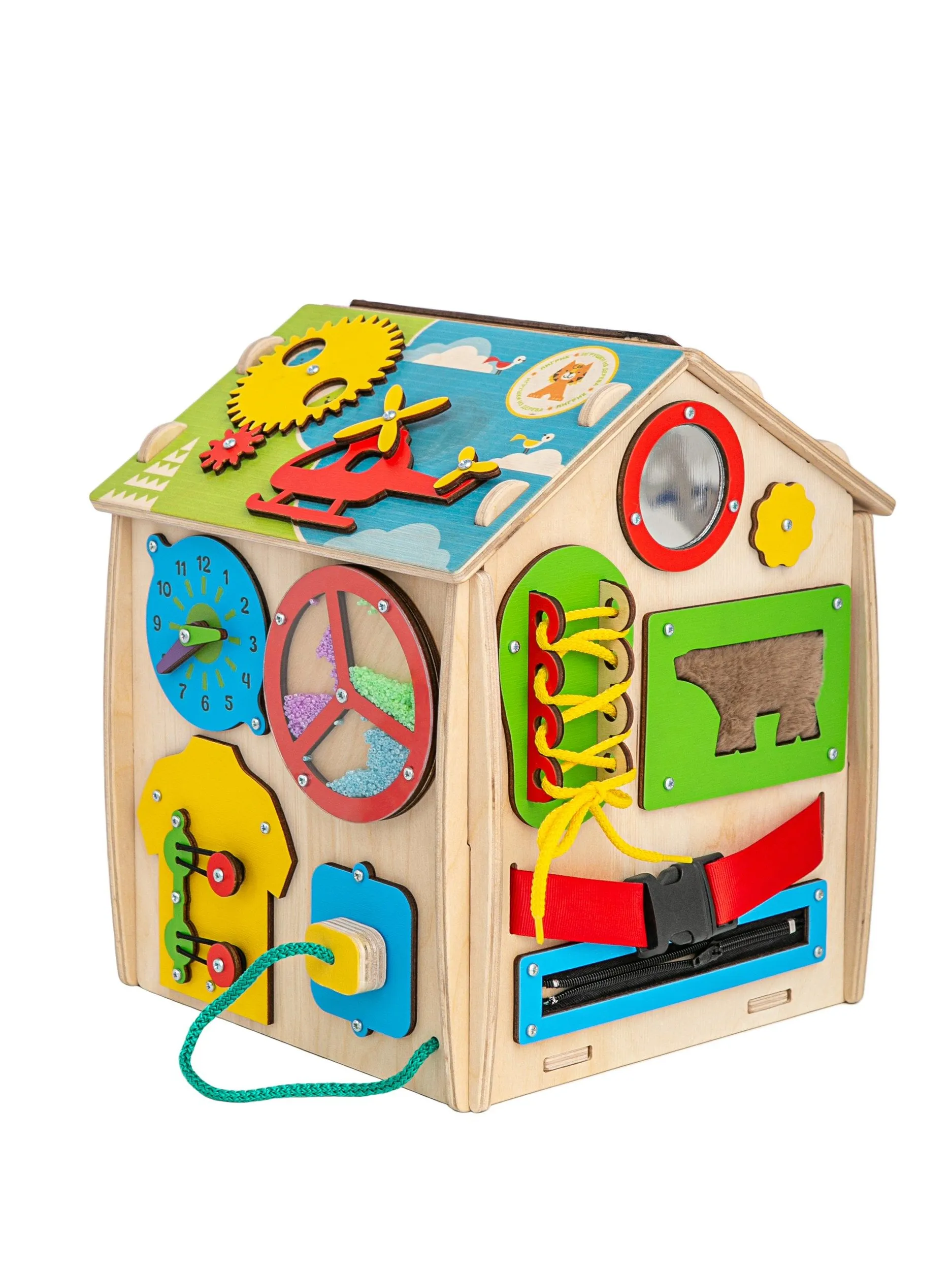 Игрушка Mag Wood бизиборд Кручу-верчу - фото 2