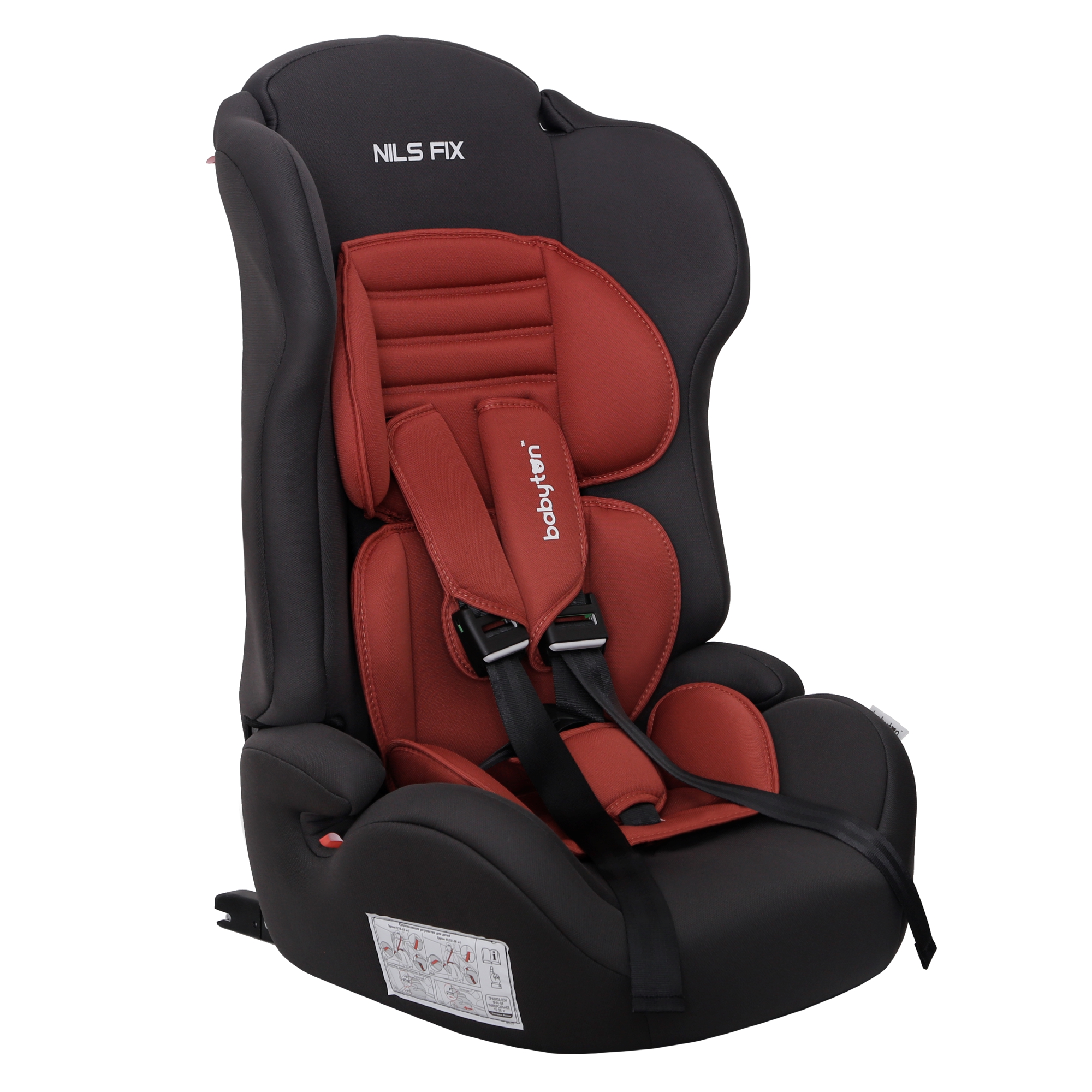 Автокресло Babyton Nils FIX I/II/III clay grey Isofix 1/2/3 (9-36 кг) - фото 16