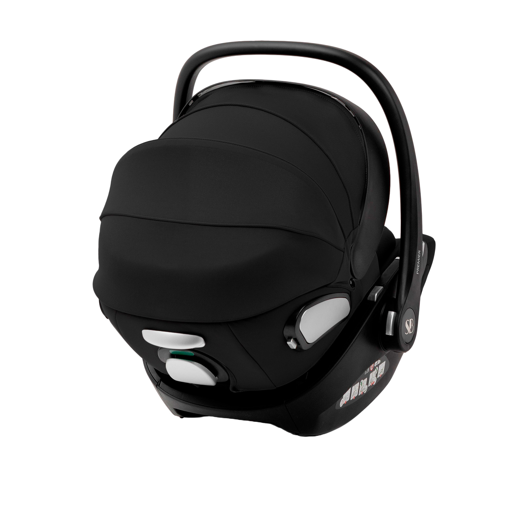 Автокресло Sweet Baby Premier WG06 Pro Black 0 (0 -13 кг) черный - фото 15