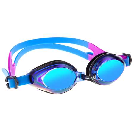 Очки для плавания Mad Wave Aqua rainbow M0415 05 0 04W Синий