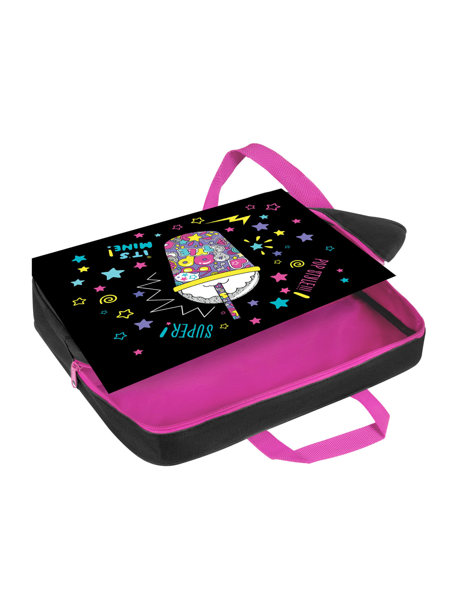 Папка-сумка Brauberg портфель для бумаг с ручками на молнии - фото 11