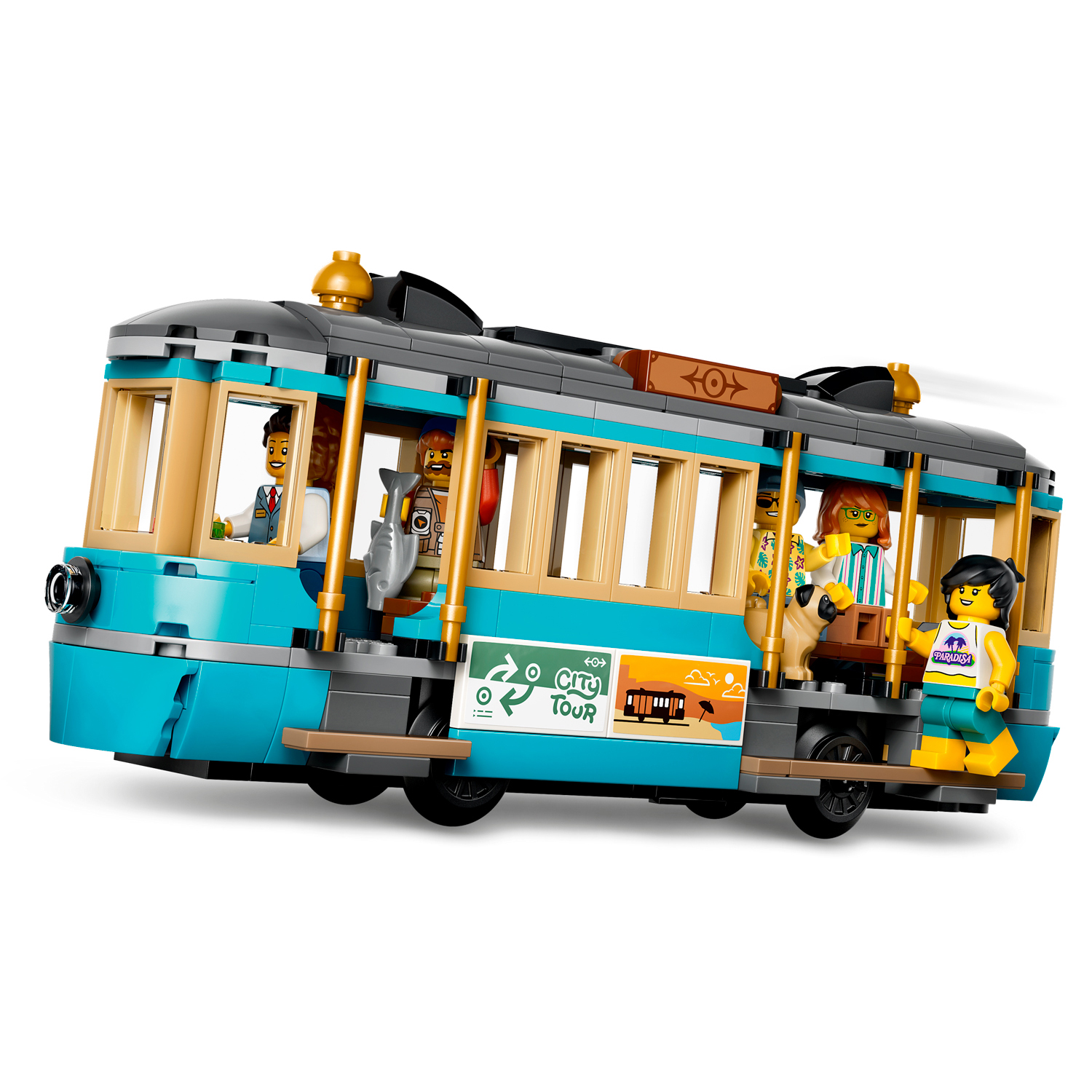 Конструктор LEGO City Классический пляжный трамвай 693 дет. - фото 5