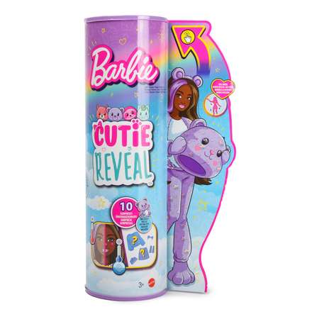 Кукла модельная Barbie Cutie Reveal Медвежонок