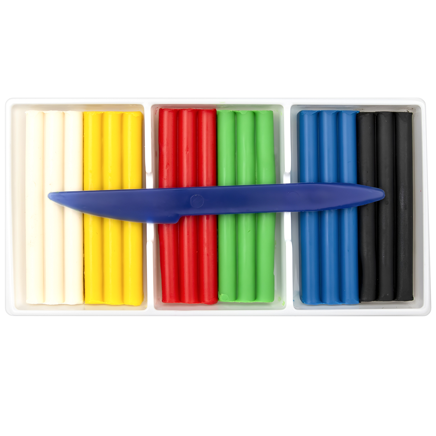 Пластилин Луч 6 цв. - фото 2