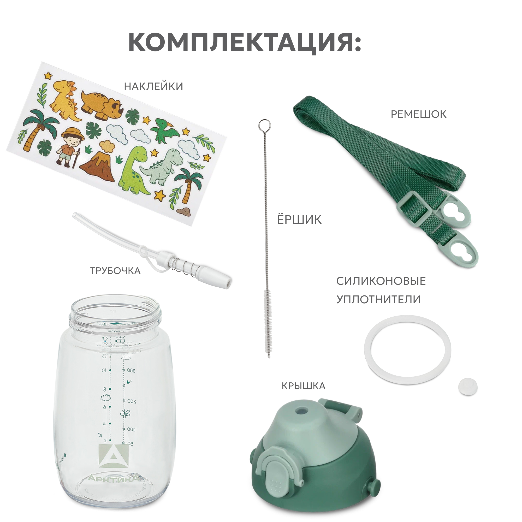 Бутылочка Арктика 480 мл - фото 3