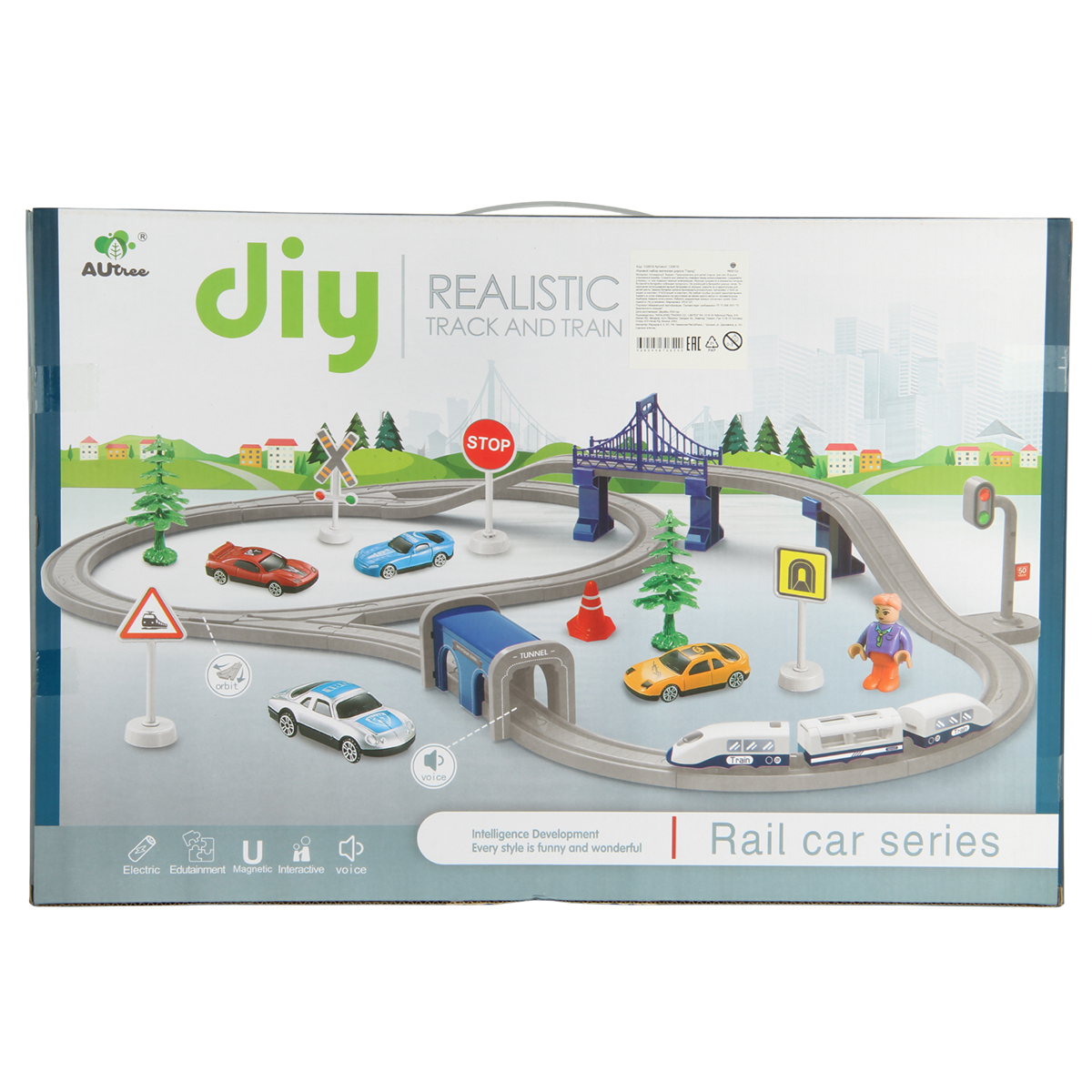 Набор железнодорожный Veld Co 104 см 135619 - фото 5