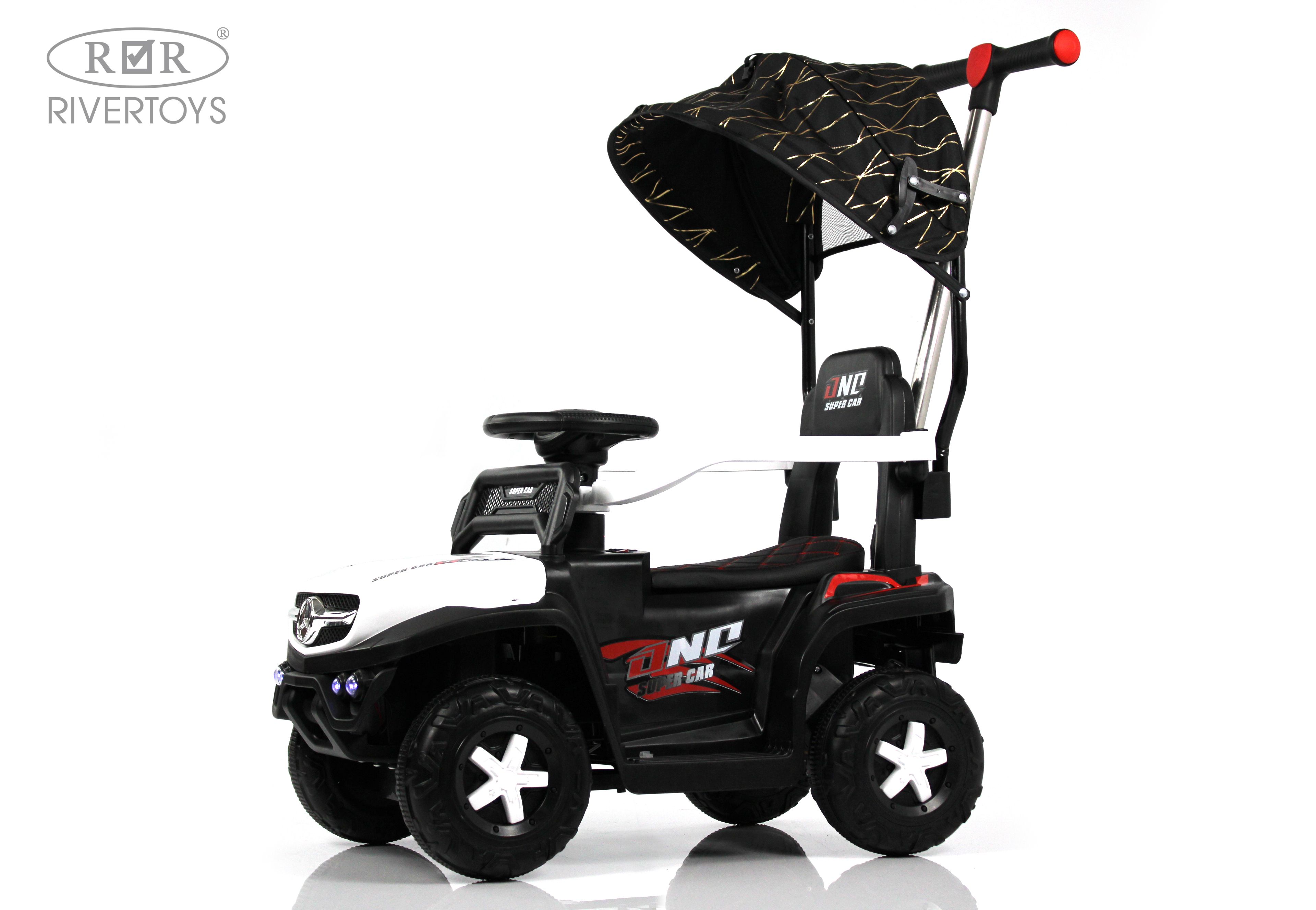 Электромобиль RIVERTOYS G005GG-WHITE С пультом ДУ - фото 9