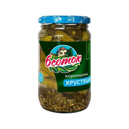 Корнишоны хрустящие 6 соток 350мл