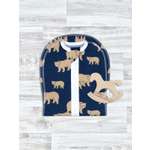 Конверт пеленальный (кокон) Mjolk голубой