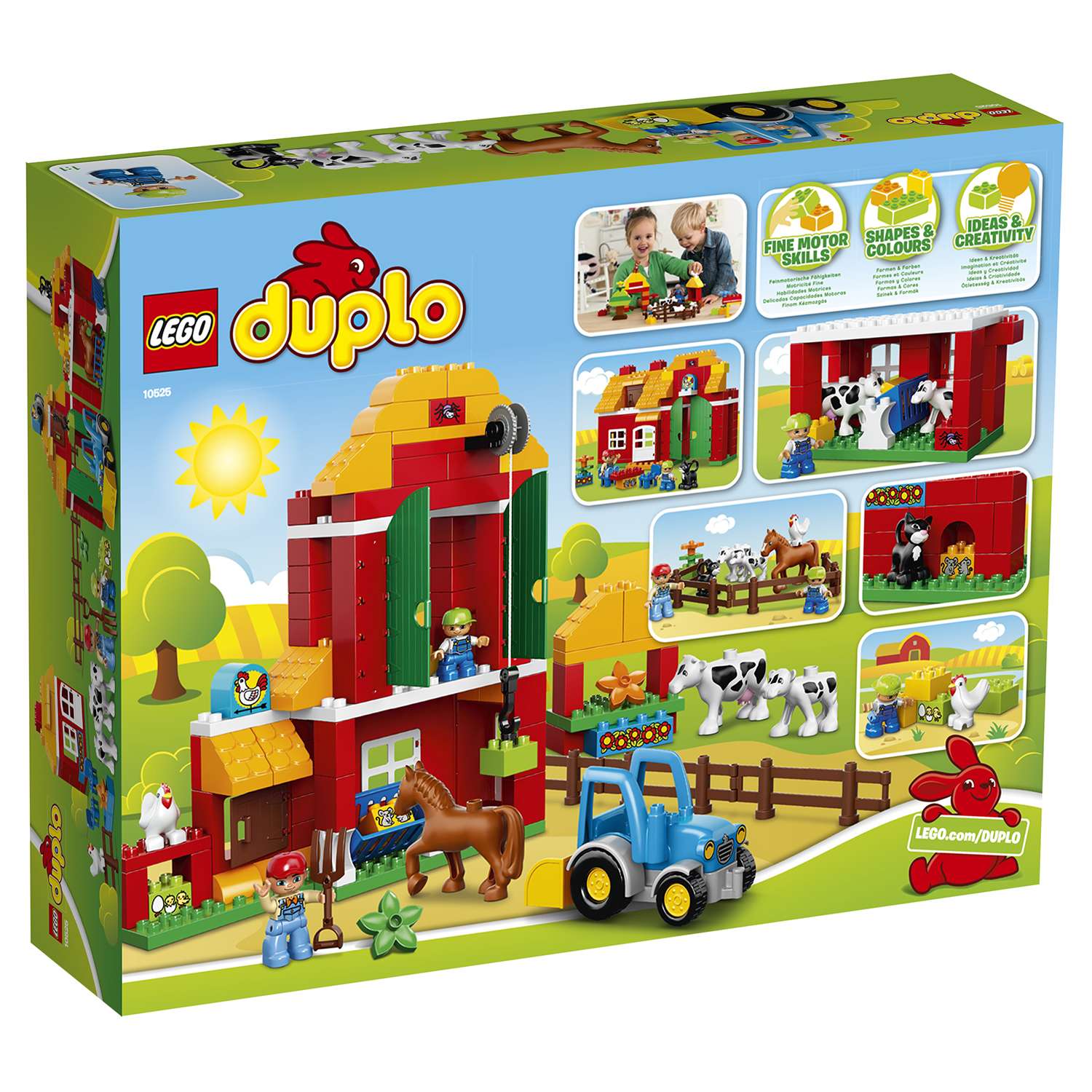 Конструктор LEGO DUPLO Большая ферма блочный - фото 3