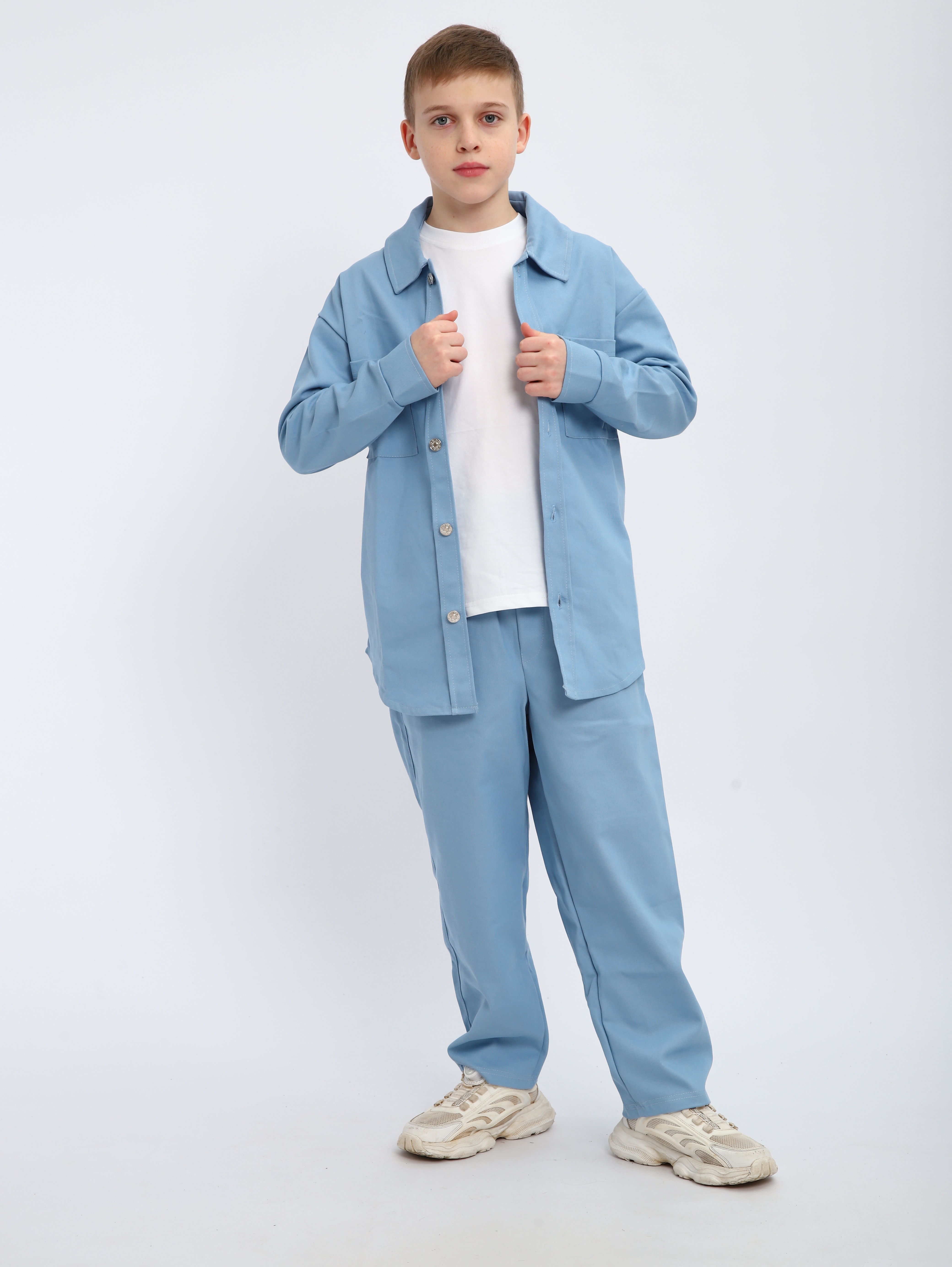 Костюм ЛАДОШКИ Комплект Деним голубой - фото 16