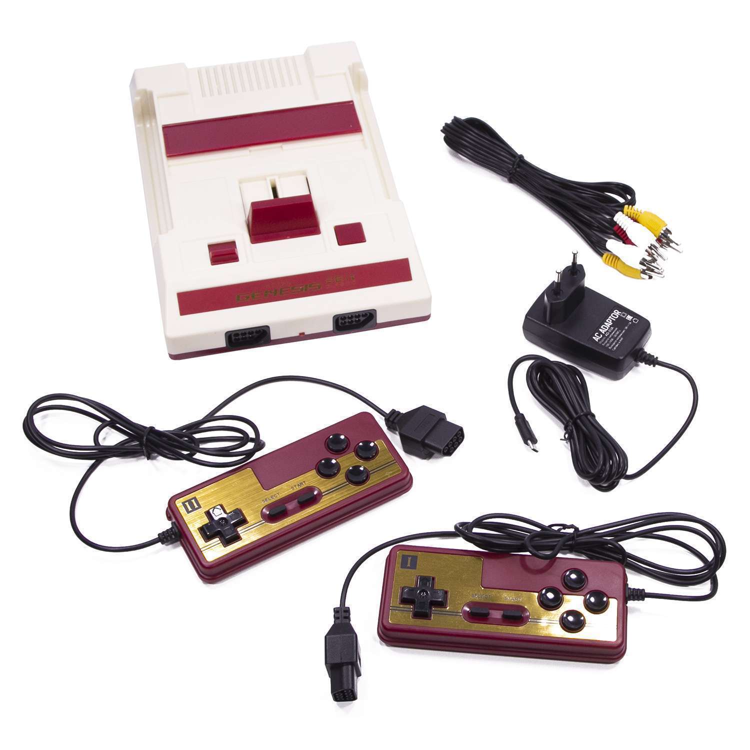 Игровая приставка Retro Genesis 8 Bit Classic + 300 игр (модель:C-56,Серия:C-50,AVкабель, 2проводных джойстика) - фото 6