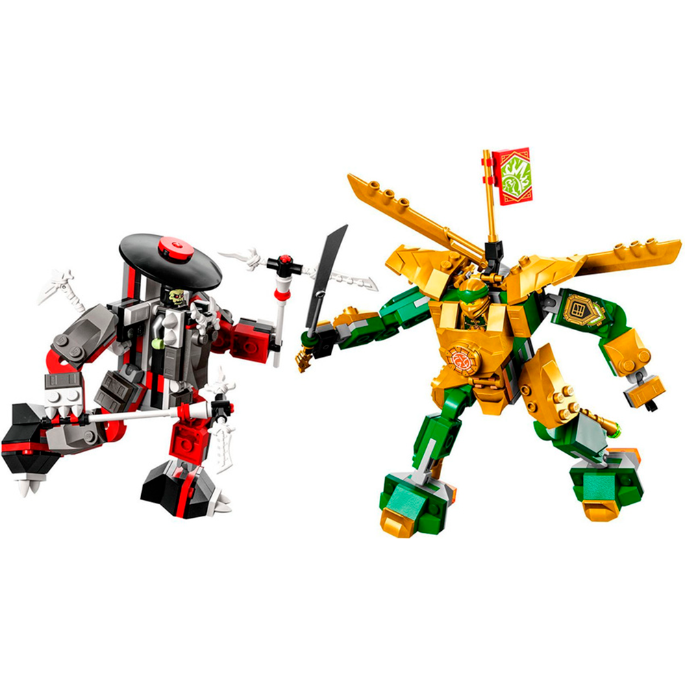 Конструктор LEGO NINJAGO Битва роботов ЭВО Ллойда блочный - фото 4