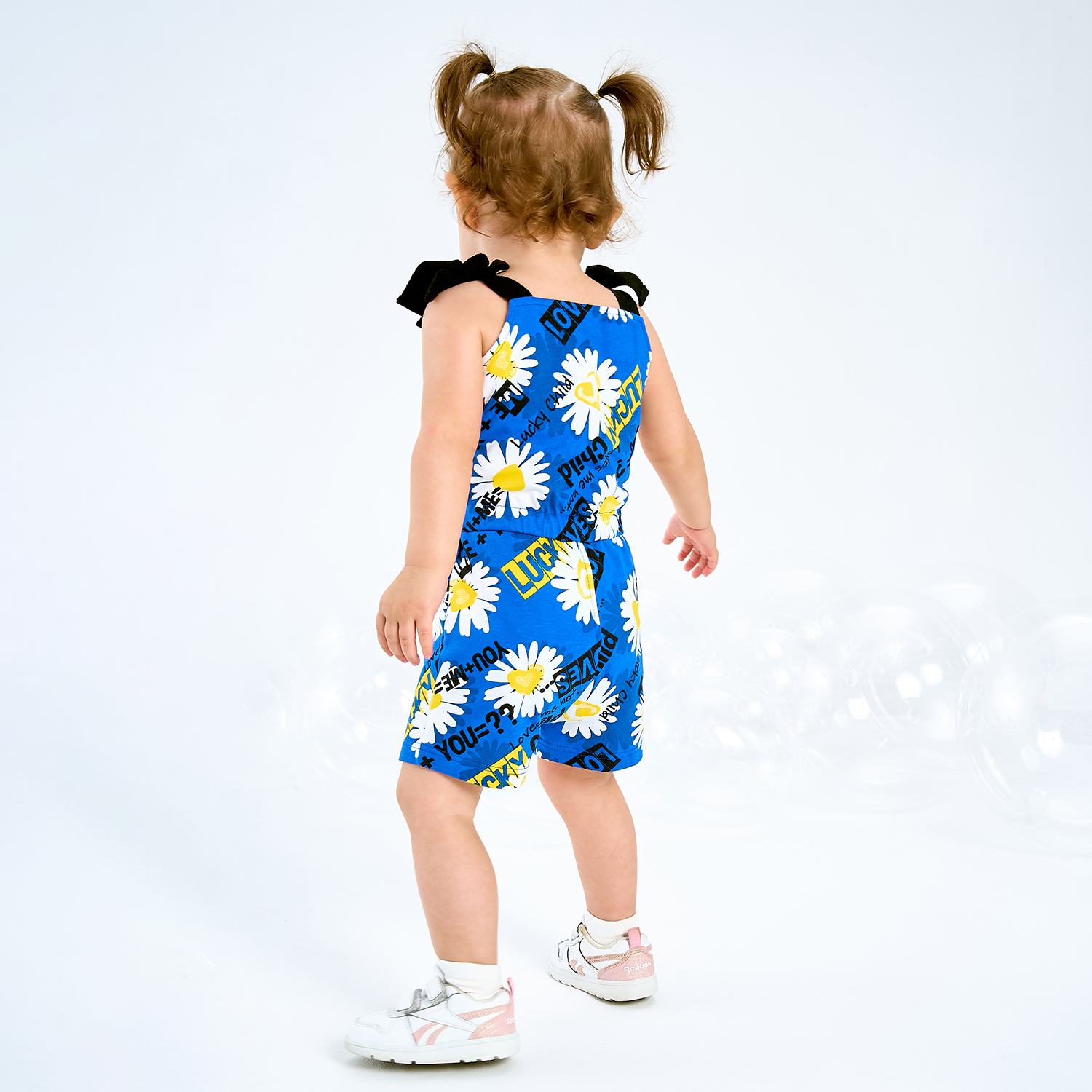 Полукомбинезон Lucky Child 143-31К/ромашки/0-2 - фото 6
