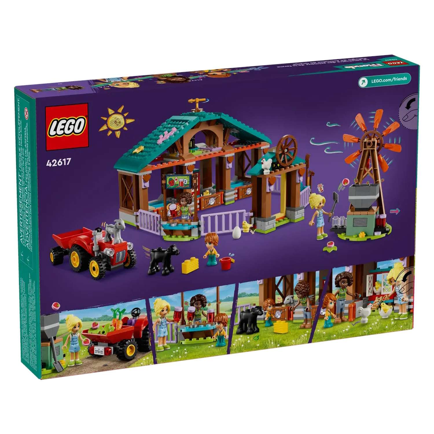 Конструктор LEGO Friends Приют для сельскохоз животных блочный - фото 5