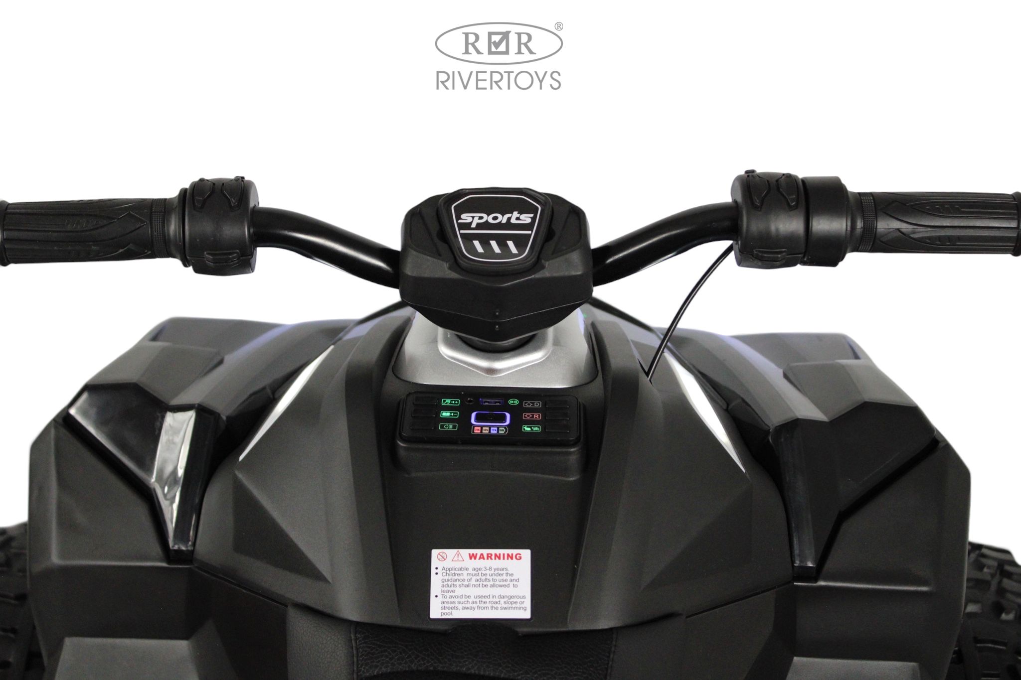 Электромобиль RIVERTOYS Z888VO-BLACK С пультом ДУ - фото 11