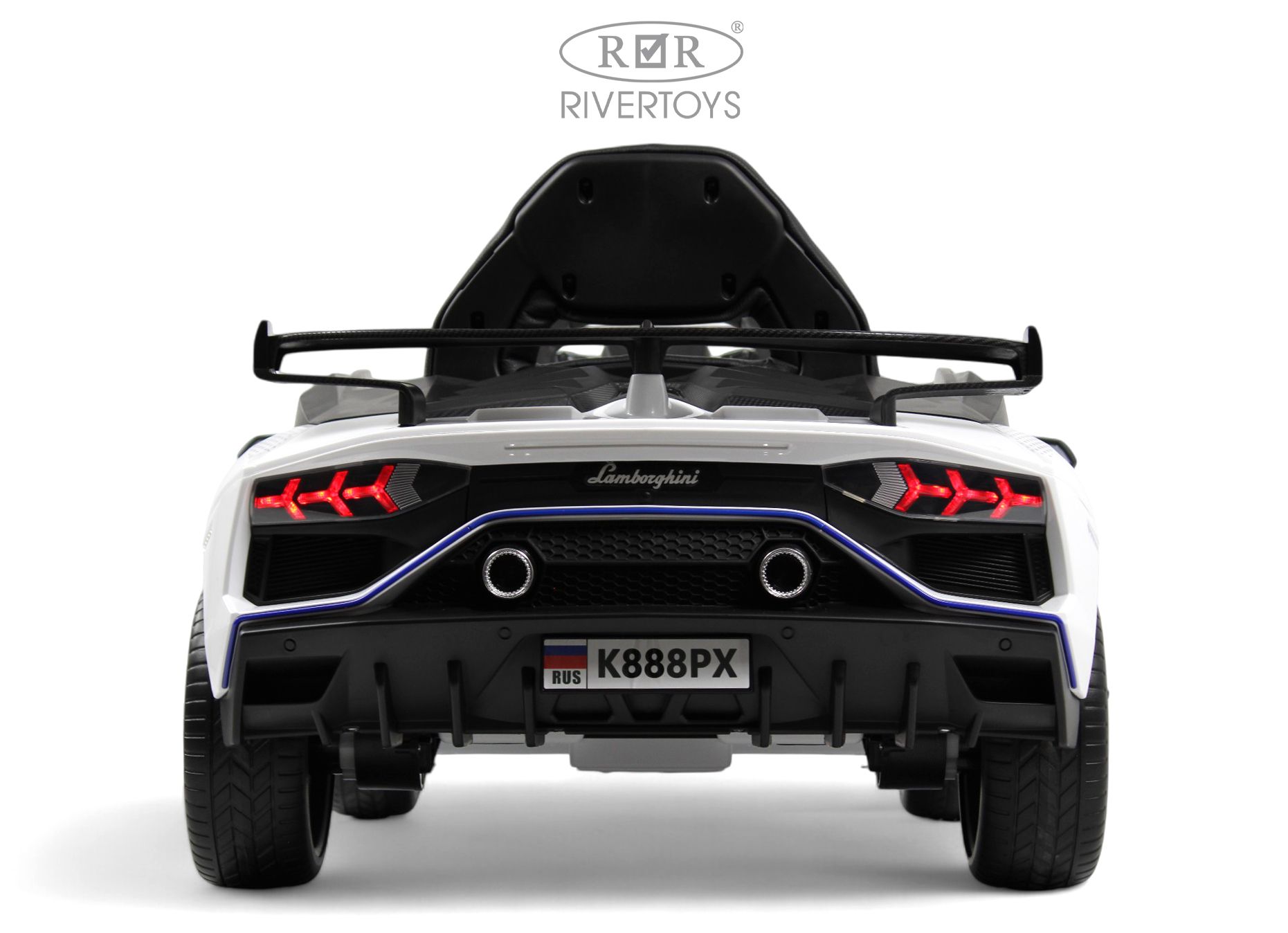 Электромобиль RIVERTOYS K888PX-WHITE С пультом ДУ - фото 3