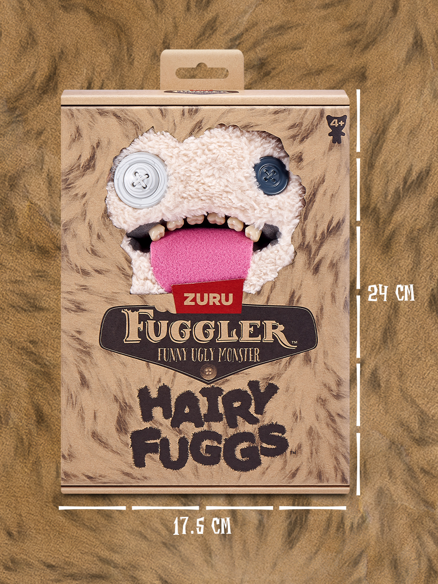 Мягкая игрушка FUGGLER Седой Уга Буга Волосатики 24 см - фото 3