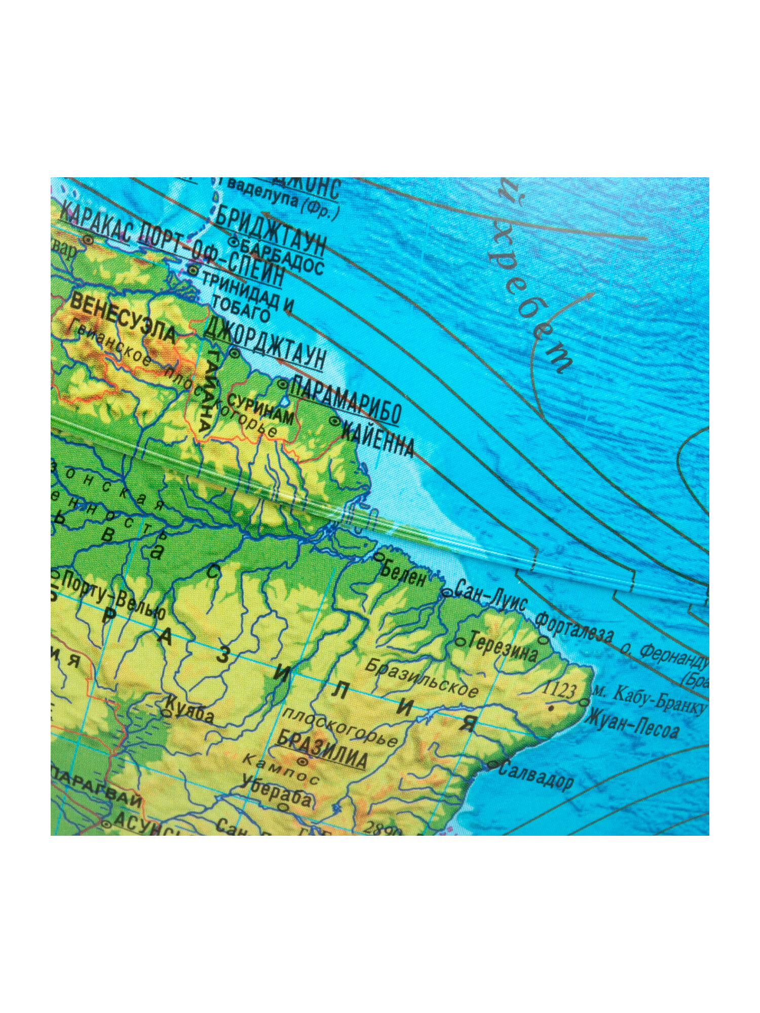 Глобус Globen физический диаметр 21 см - фото 6