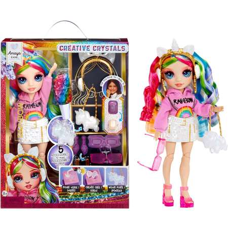 Кукла модельная Rainbow High Creative Crystals Amaya