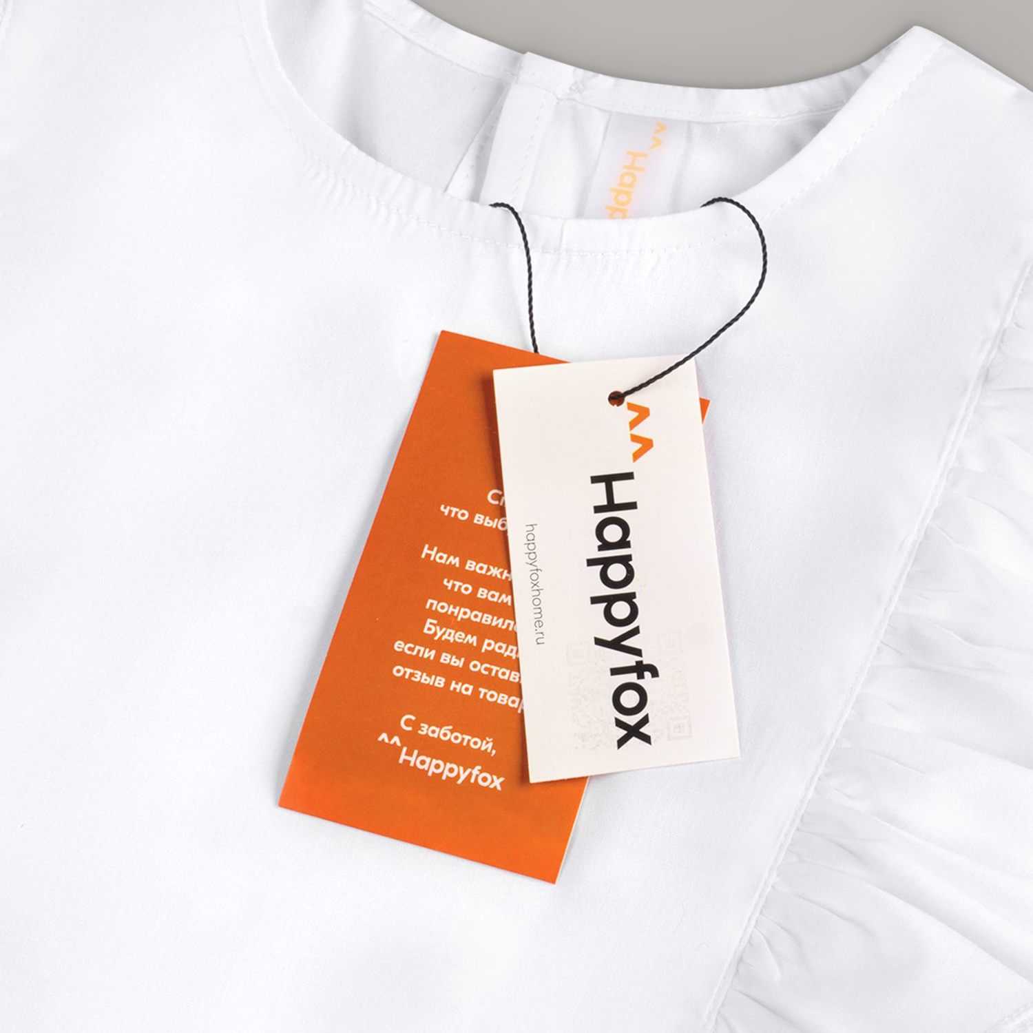 Блузка HappyFox HFI3565белый - фото 5
