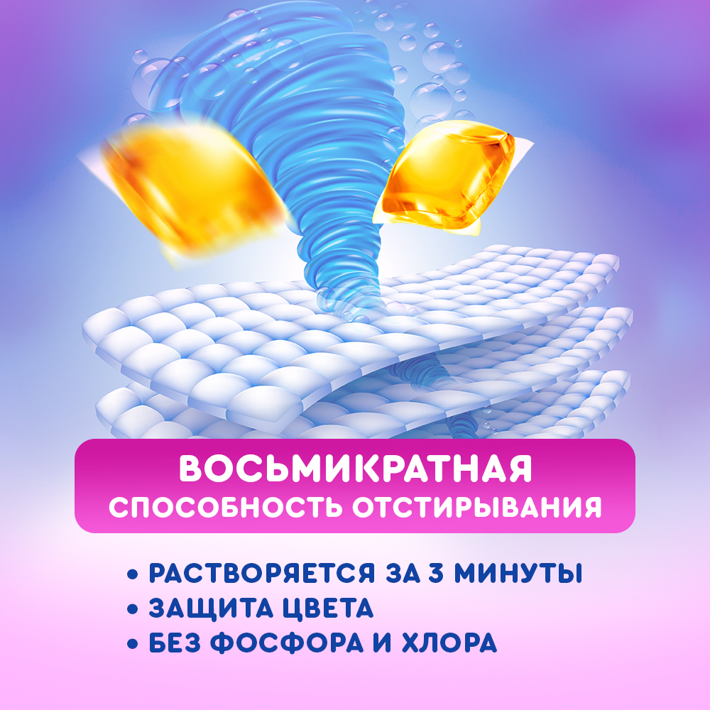 Капсулы для стирки Liby Фрезия 52 шт. - фото 3